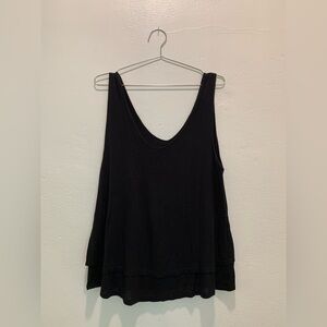 Forever 21 Layered Black Tank Top